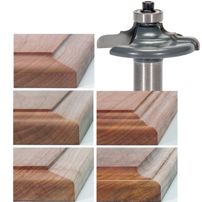 Cabinet door router bits