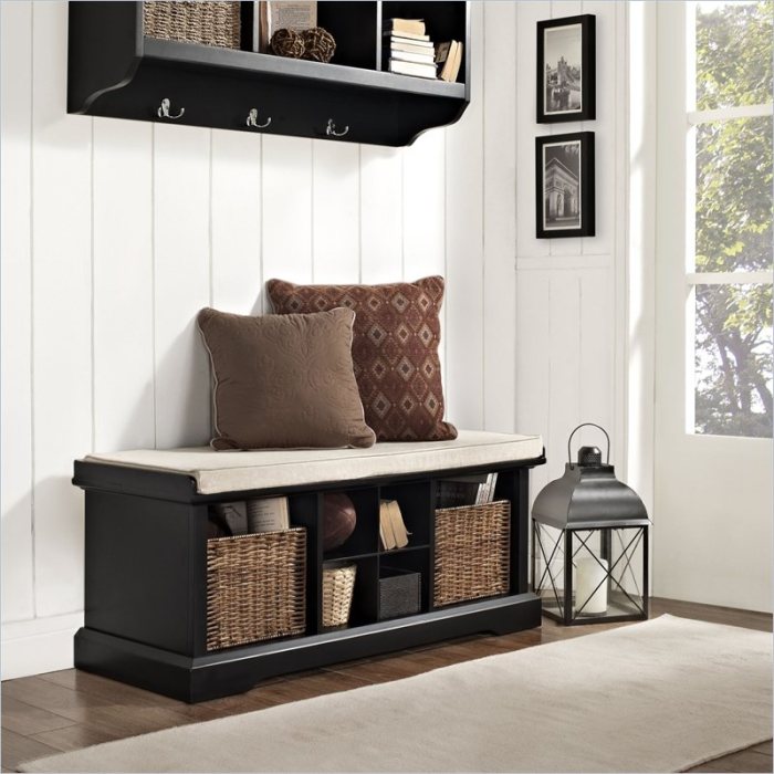 Hall Tree Bench with Umbrella Stand and Storage: A Complete Entryway Solution