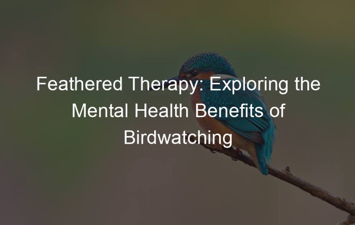 Birdwatching for Mental Health: A Springtime Therapy