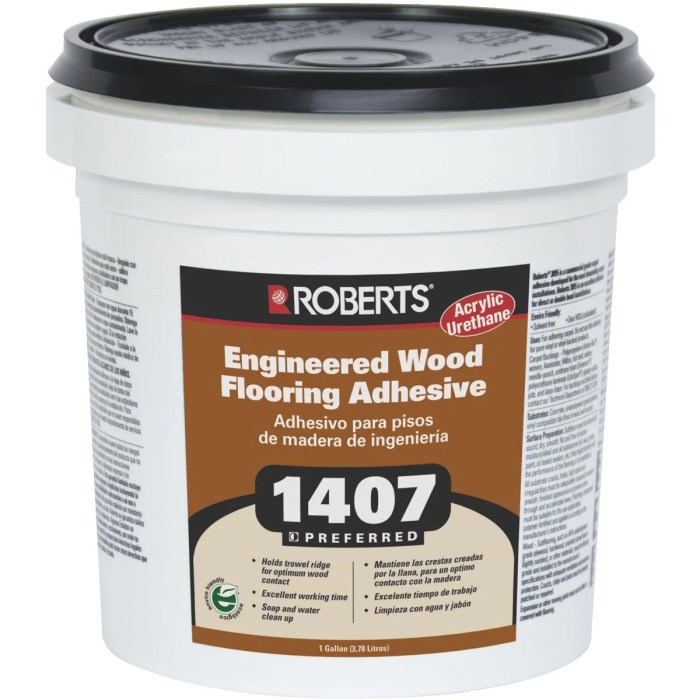 Wood floor adhesive