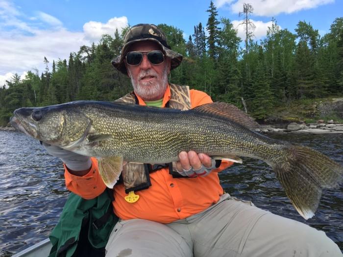 English river system ontario canada fishing