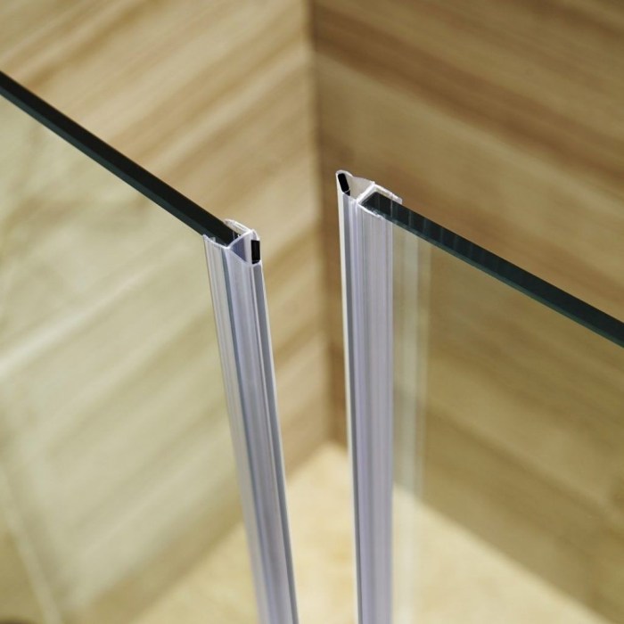 Door seals for shower doors