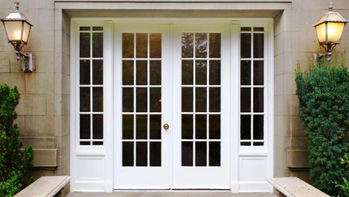 How much is a patio french door exterior with sidelights