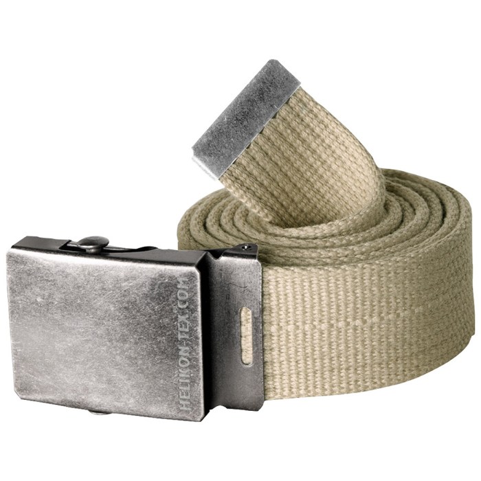 Canvas belt