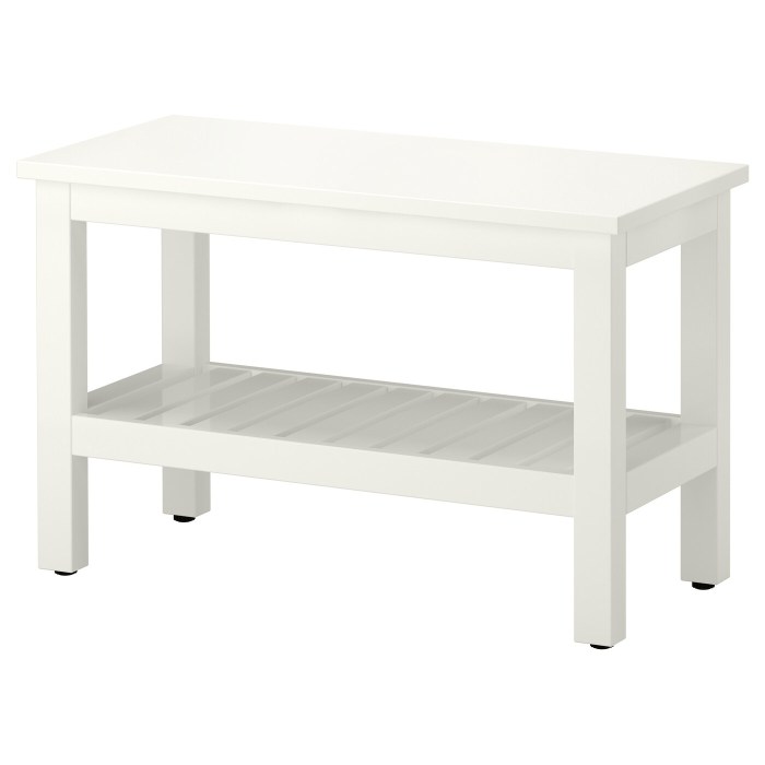 Hemnes banc stain benk brun bains