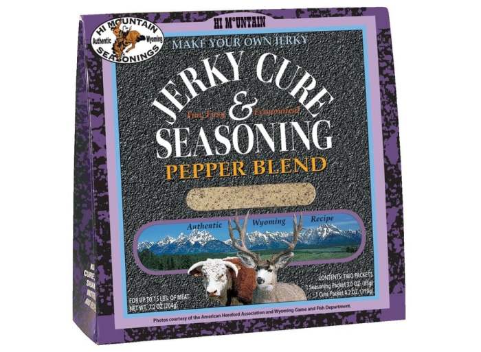 Jerky seasoning mandarin teriyaki