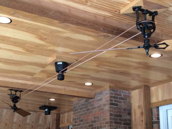 Belt driven ceiling fan