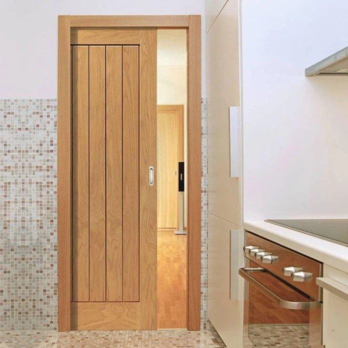 Soft close pocket door