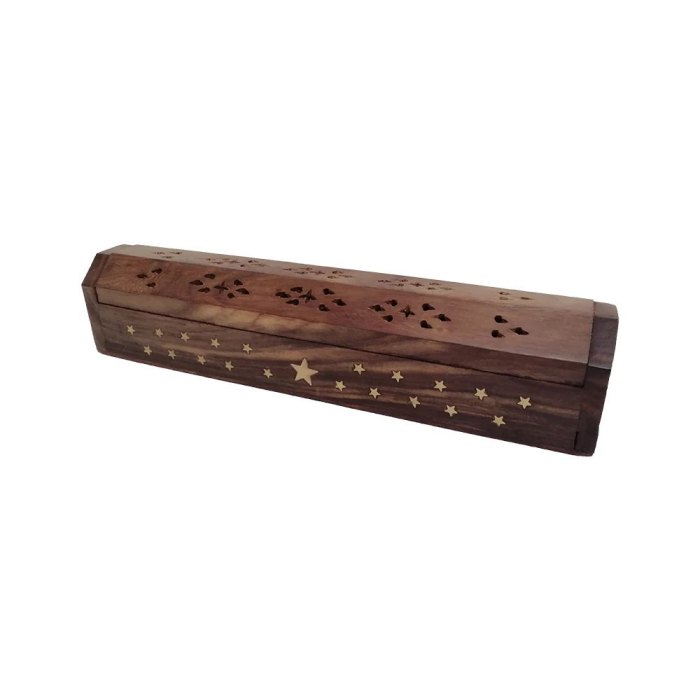 Incense box sticks wooden natural collection