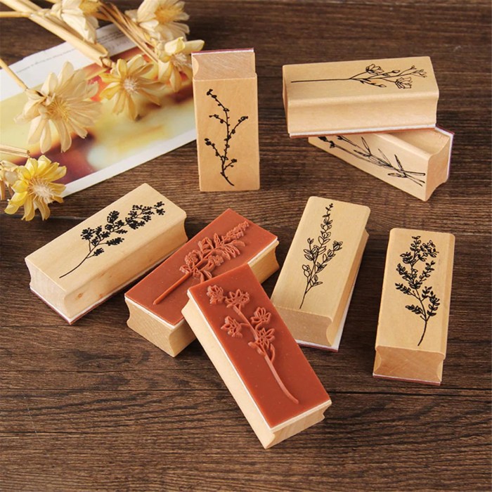 Wood stamps