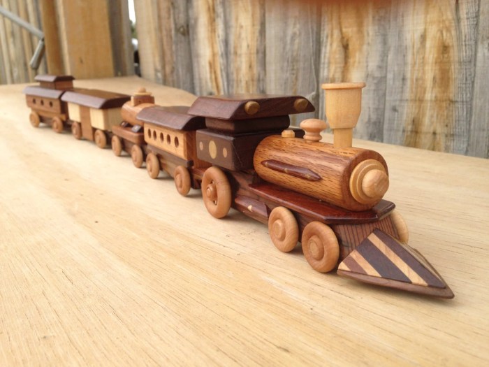 Train wooden toy trains toys sets engine amish amishshop made hazel