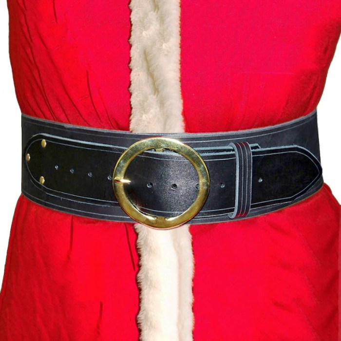 Santa claus belt