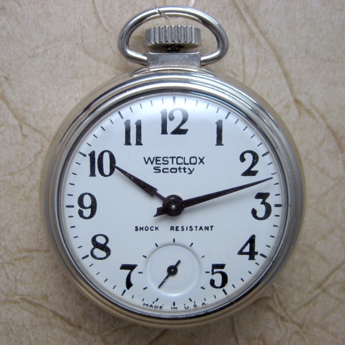 Westclox scotty pocket watch