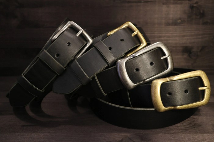 Mens fabric belts