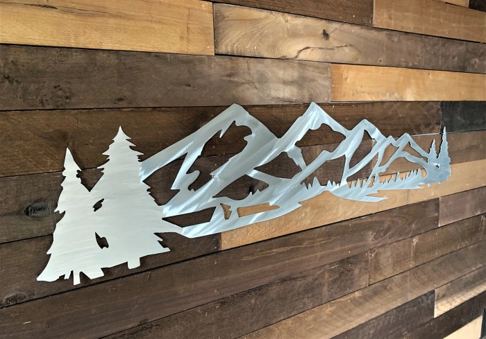 Mountain wall art