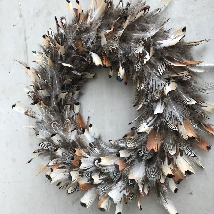 Feather wreath