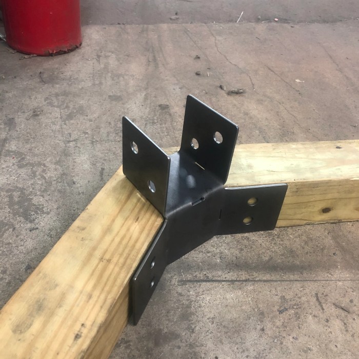 4x4 post brackets for wood