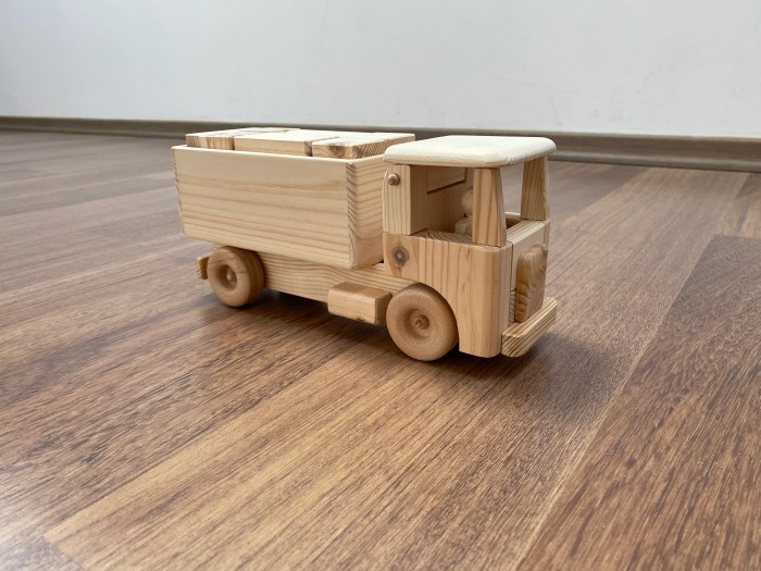 Wooden trucks