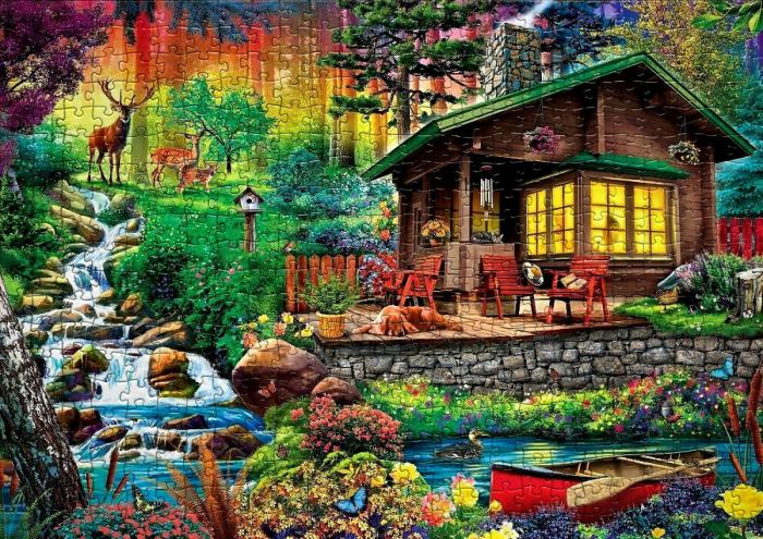 Jigsaw 3000 puzzles cabin trefl