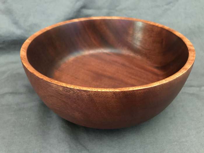 Wood bowl