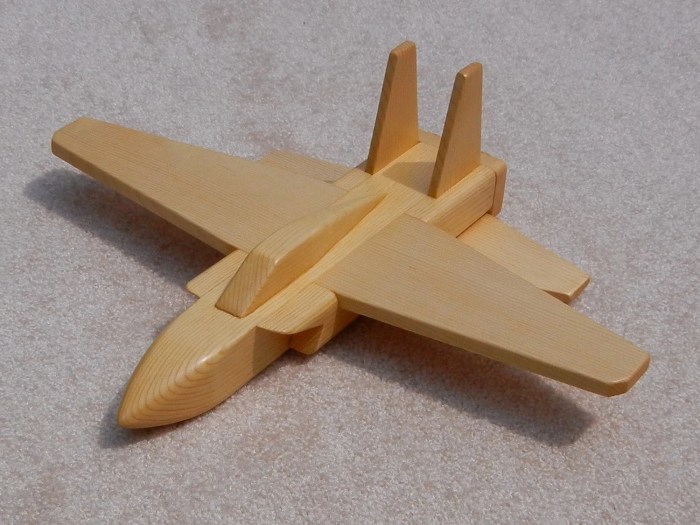 Toy airplanes wooden