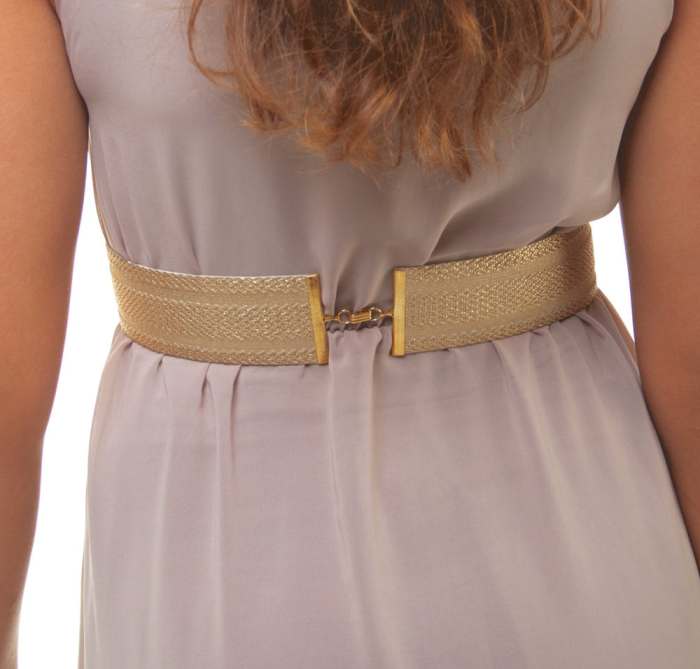 Dresses with gold belt