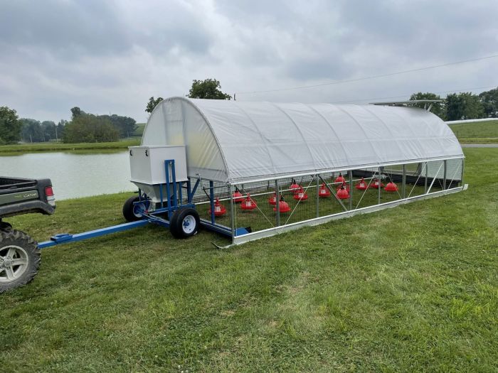 Chicken house on wheels