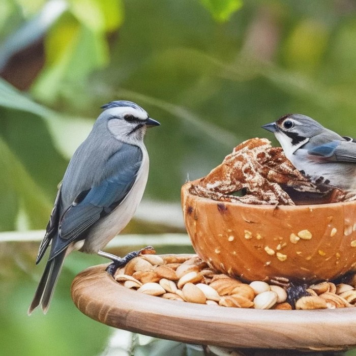 Goldfinches feeding stock