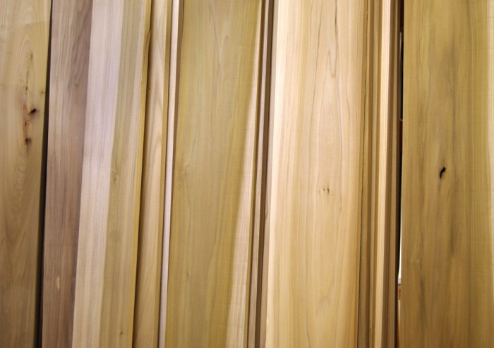 Rainbow poplar wood