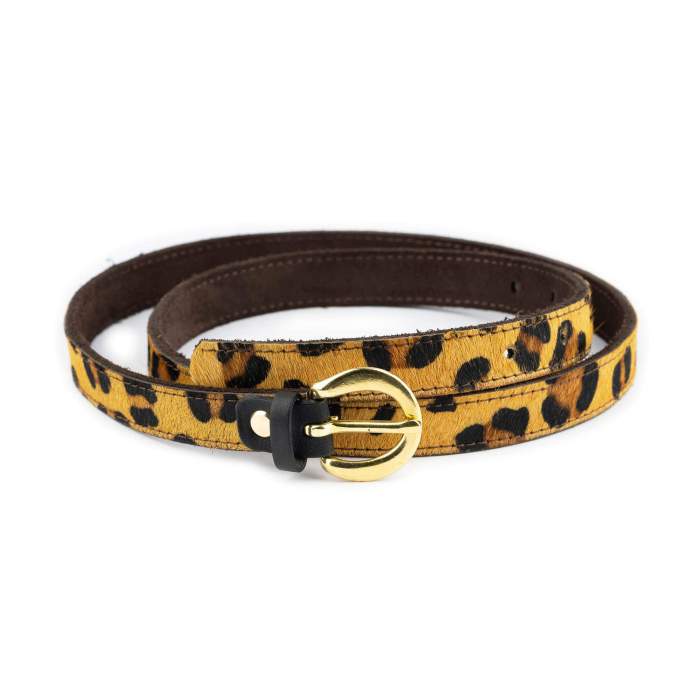 Belts leopard print