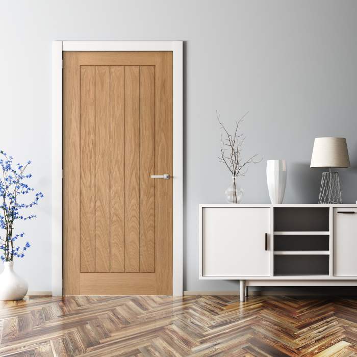 White oak doors