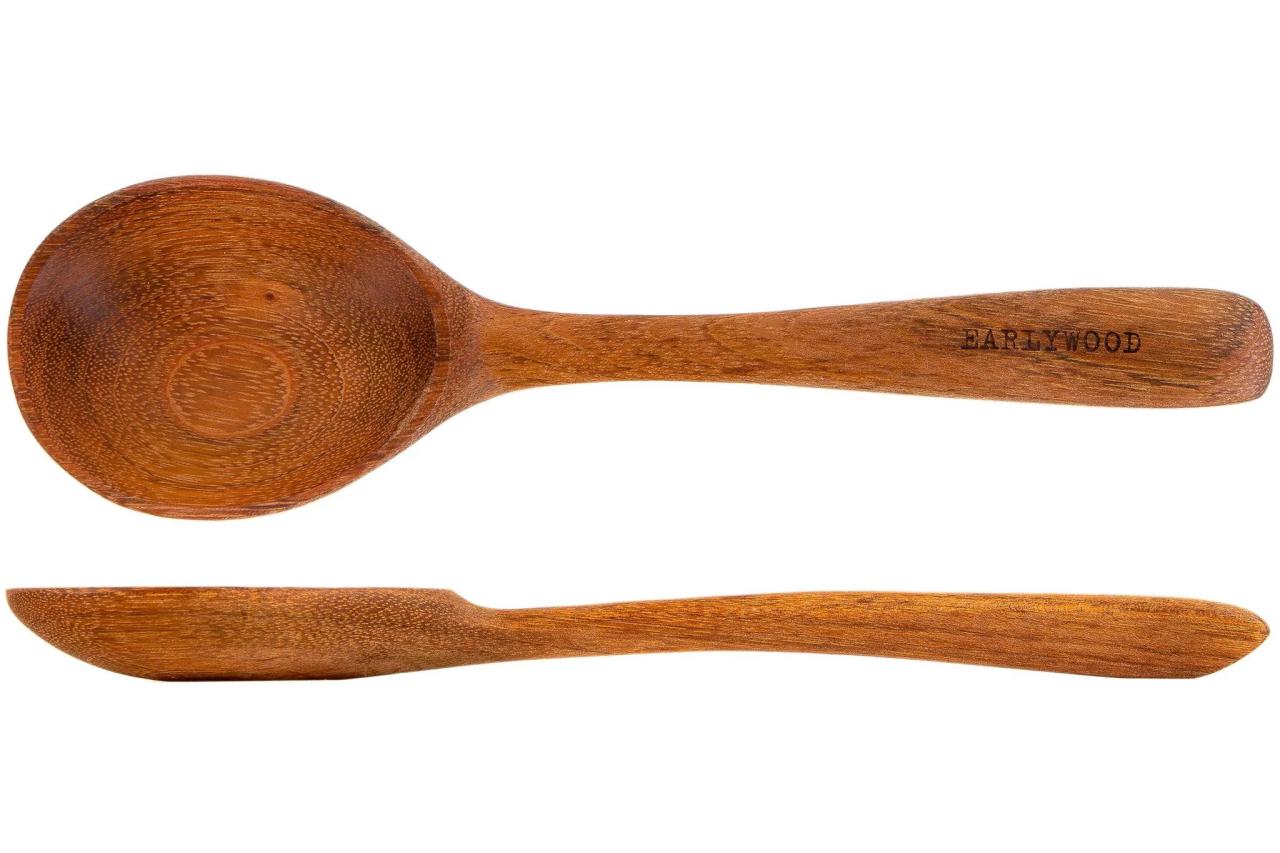 Large wooden spoon