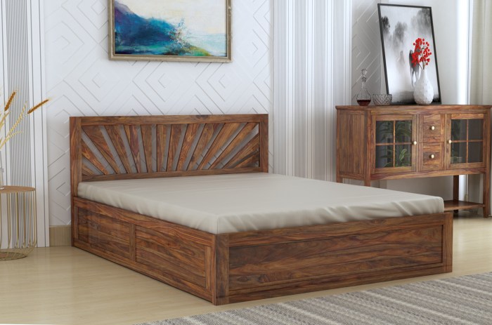 Timber reclaimed salvaged headboard