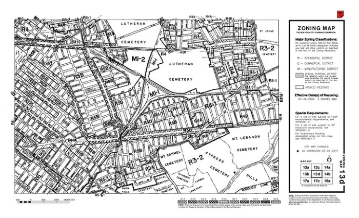 Ridge wood map