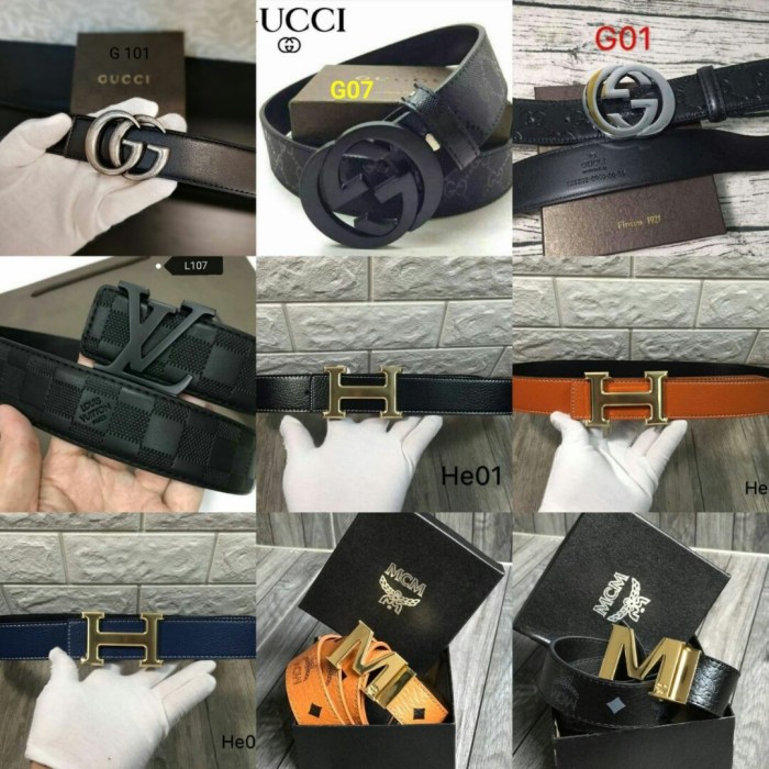 Mens fabric belts