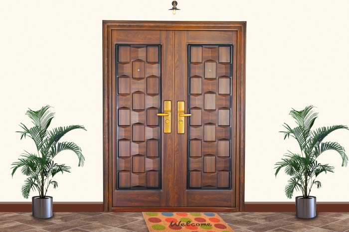 Doors double front entry door exterior mahogany thick seller