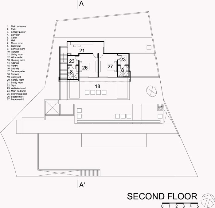 Mountain townhouse multifamily plans