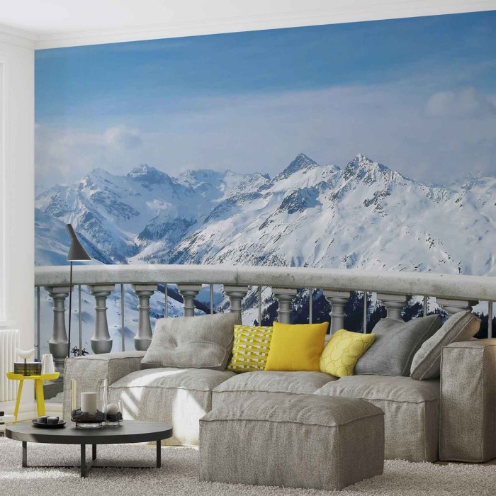 Mountain mural wall painting diy paint nursery timelapse speed bedroom room walls