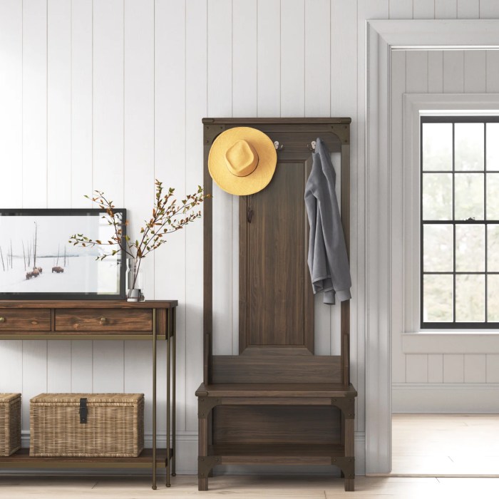 Entryway crosley bowery hill ogden mahogany