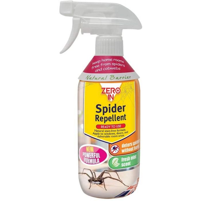 The effectiveness of natural repellents for spiders