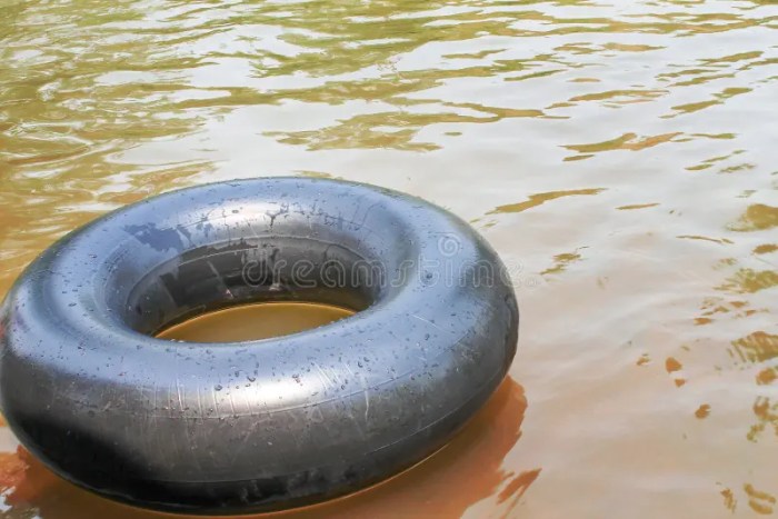 Inner floating tubes down