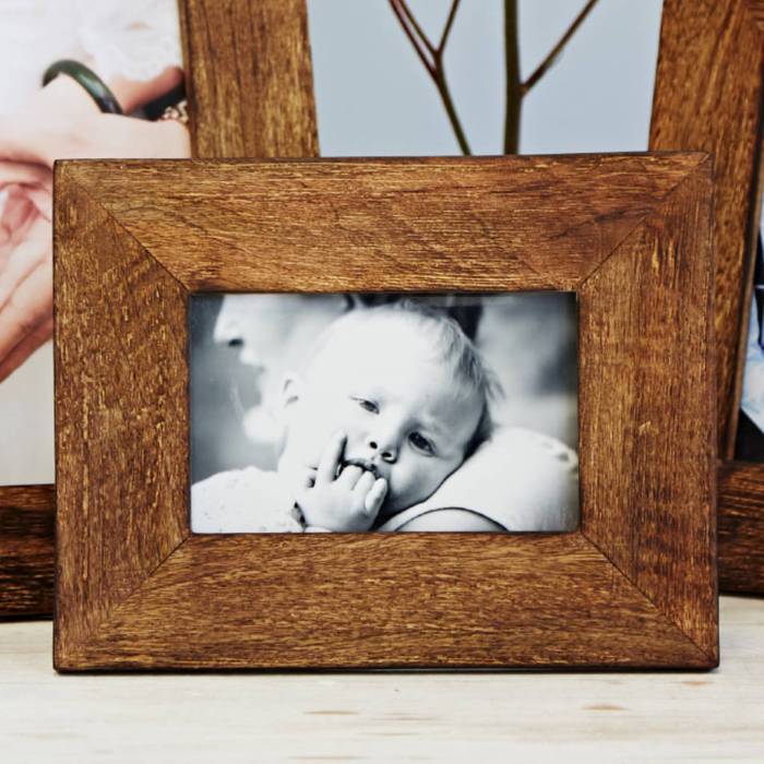 Wooden picture frame