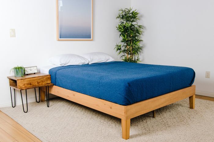 Full wood bed frame