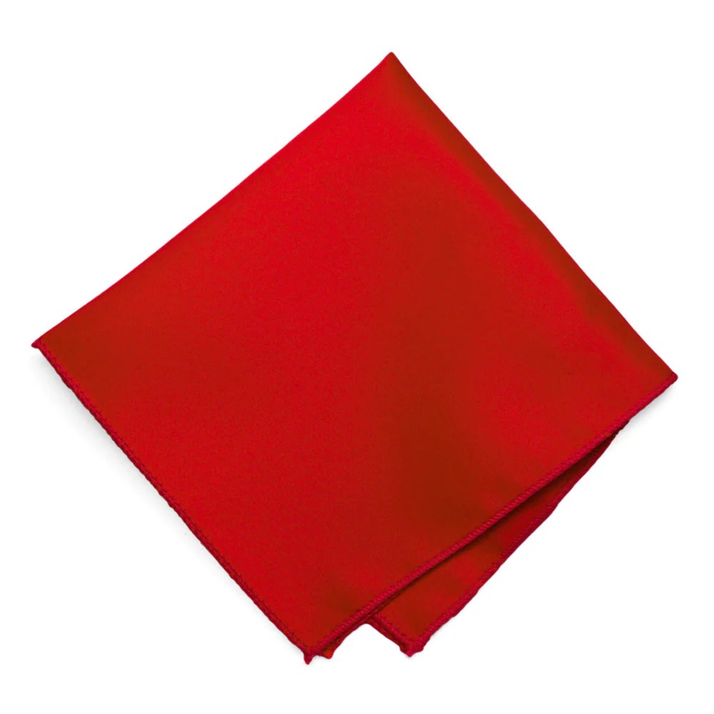 Red pocket square