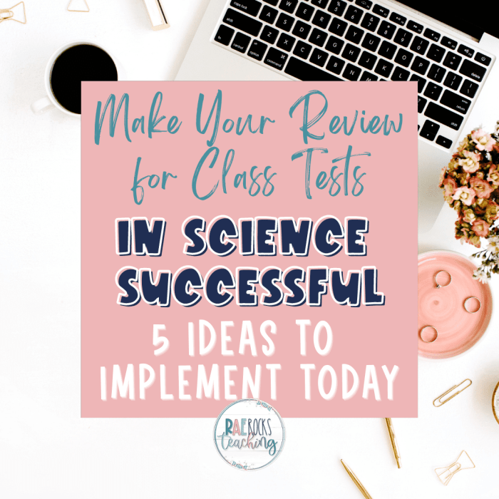 Mini Exams for Science Review