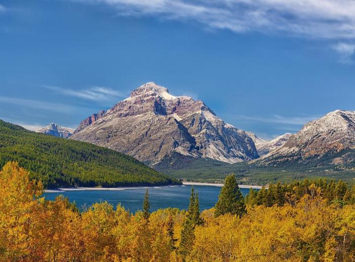 Wolf mountain rising mountains glacier national park montana information forecast