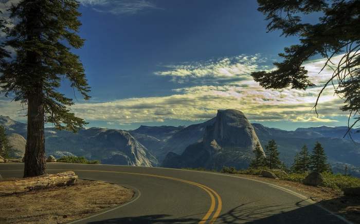 Highway curved mountain preview