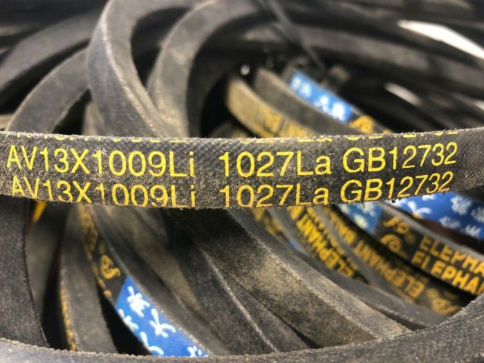 12712 v belt cross reference