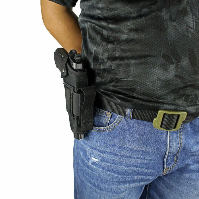 Pistol holster belt