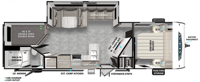 Travel airstream trailer floor twin bed trailers classic article plans